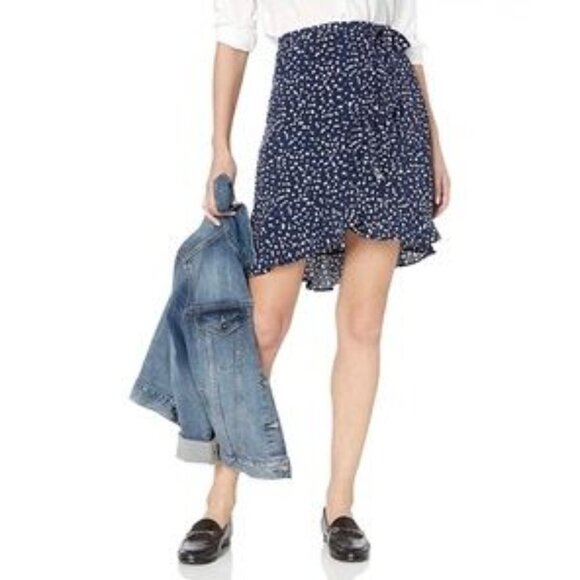 J. CREW Faux-Wrap Mini Skirt - Picture 3 of 8